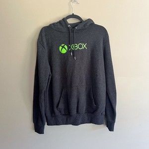 Xbox Grey Pull Over Hoodie Large